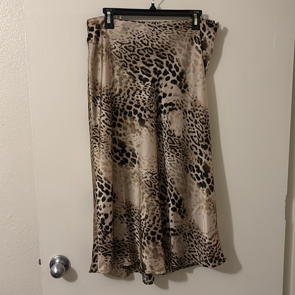 Leopard Print Women's Skirt
